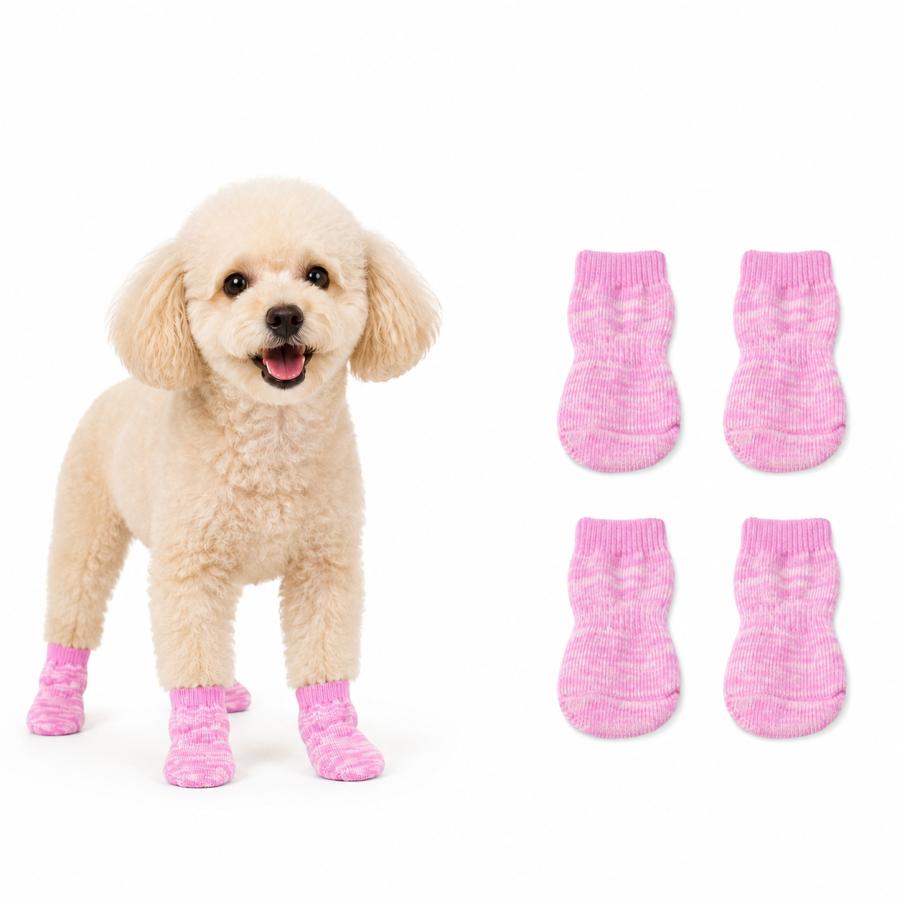 犬 靴下 滑り止め 撥水 厚手 4枚セット 室内用 肉球保護 XXS XS S M