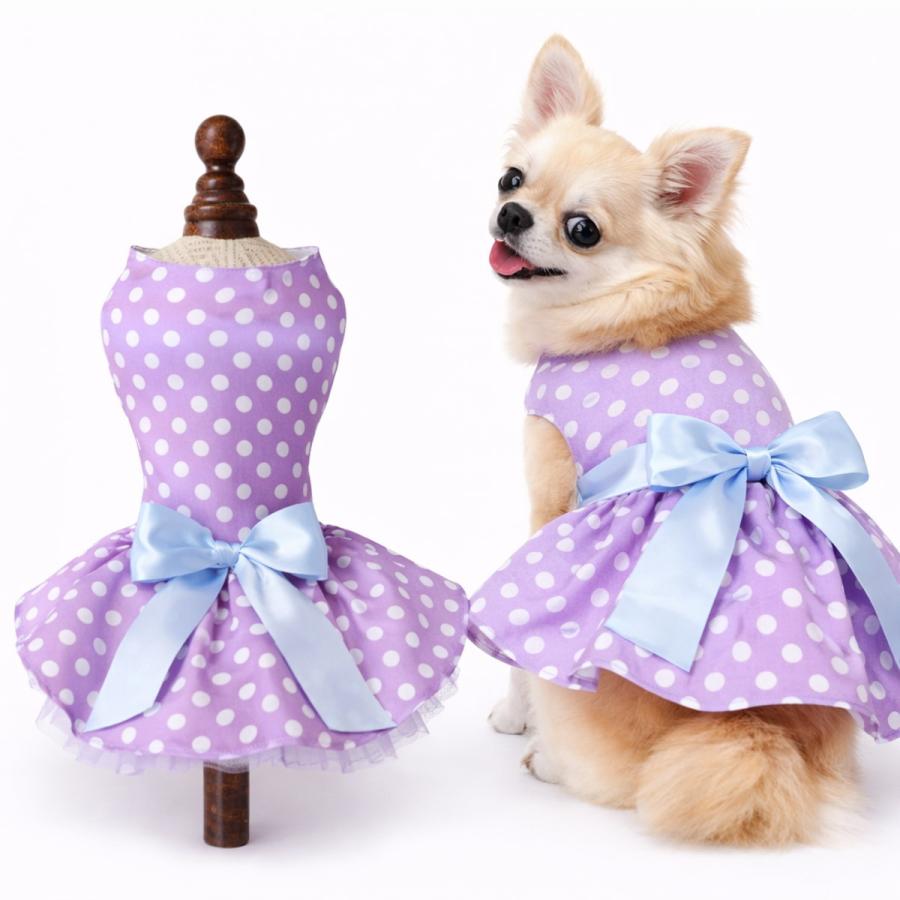 セール 犬 服 ドレス 犬服 ワンピース 小型犬 中型犬 リボン チェック