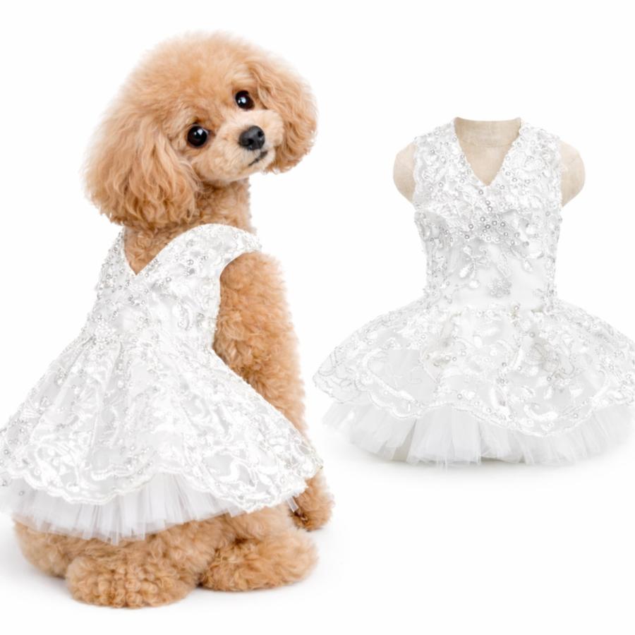 犬 ドレス 小型犬 中型犬 ワンピース 結婚式 誕生日 ペット服 高級