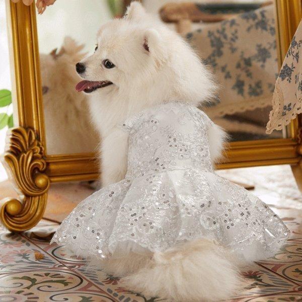 犬 服 ドレス 春夏 犬服 犬の服 ウェディングドレス 豪華