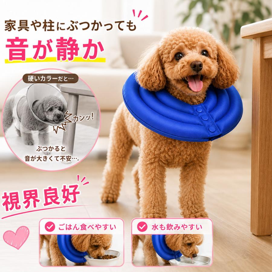 No.3425☘️ 犬猫用 バンダナ XXSサイズ レトロ レッド アップル 水玉 エリザベスカラー 犬 猫 ドーナツ型 軽量 柔らかい 術後 傷舐め防止