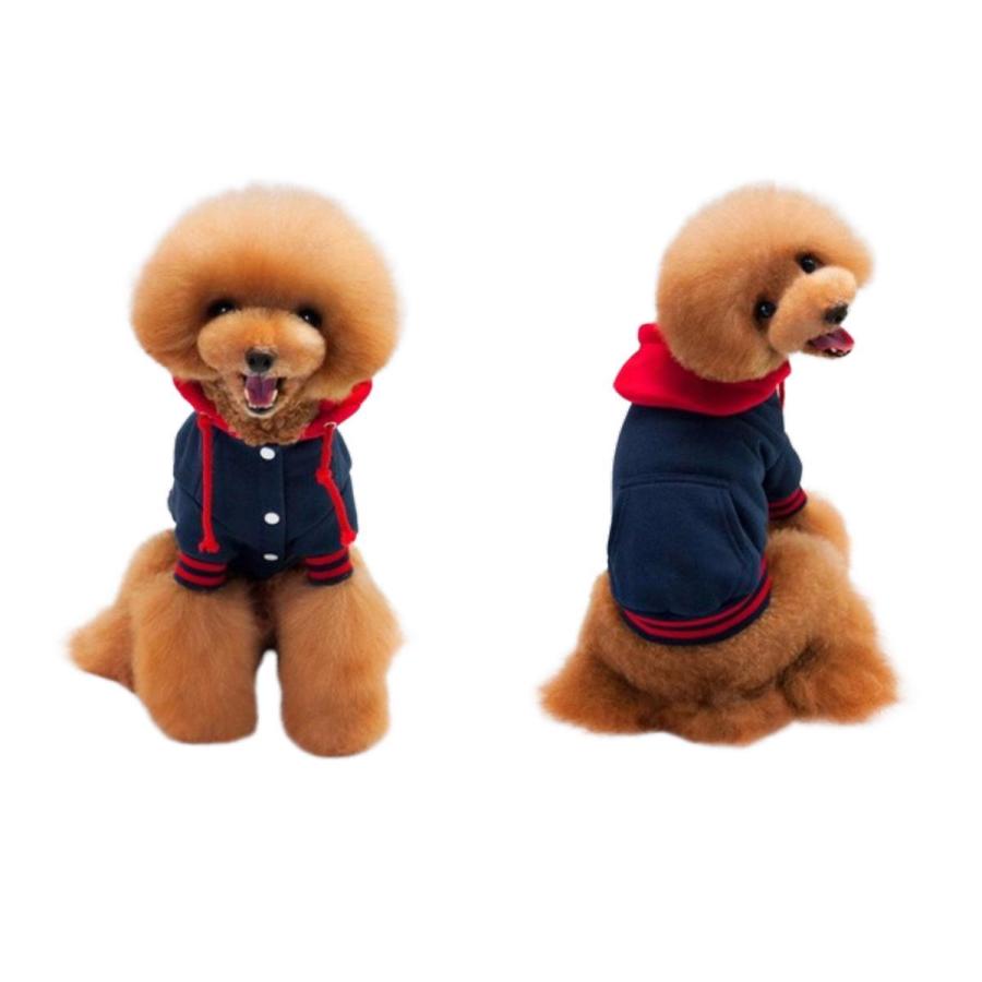 セール20％OFF 犬 服 パーカー フード付き 犬用ウェア 秋冬 裏起毛