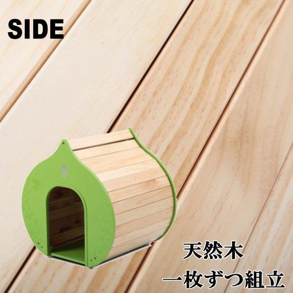 セール半額 ペットハウス木製 室内用 マット付き おしゃれ 箱型