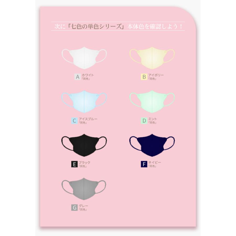 日本製マスク 3Dマスク 不織布 20枚 立体マスク バイカラー