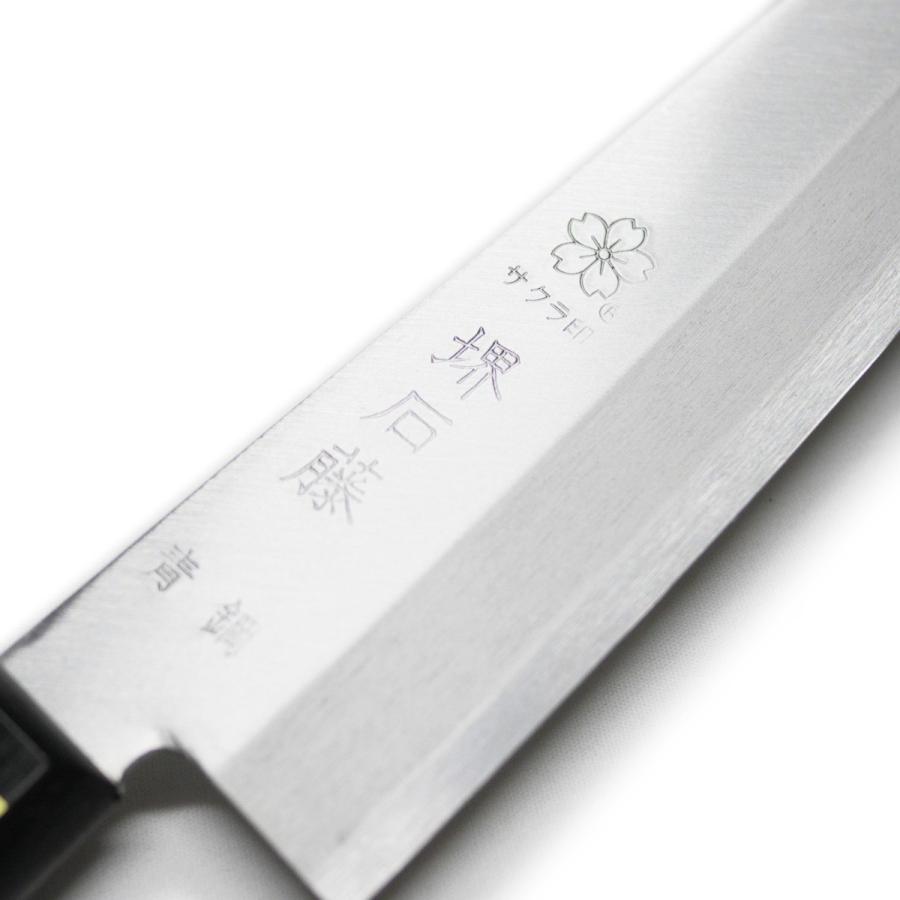 堺石藤 青鋼 割込 中三徳包丁 140mm 口金無し : 日光 匠家 ヤフー店