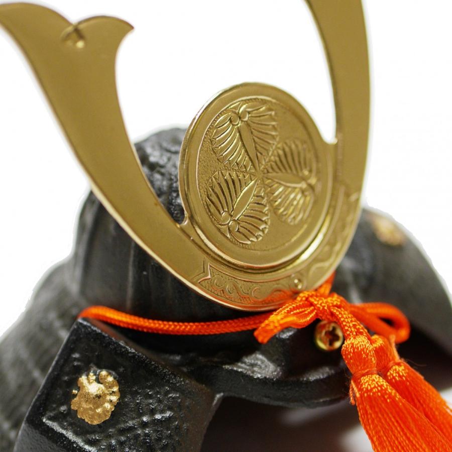 大楠公之出世兜 座布団付き 三鍬型兜 五月人形 端午の節句 兜 飾り兜