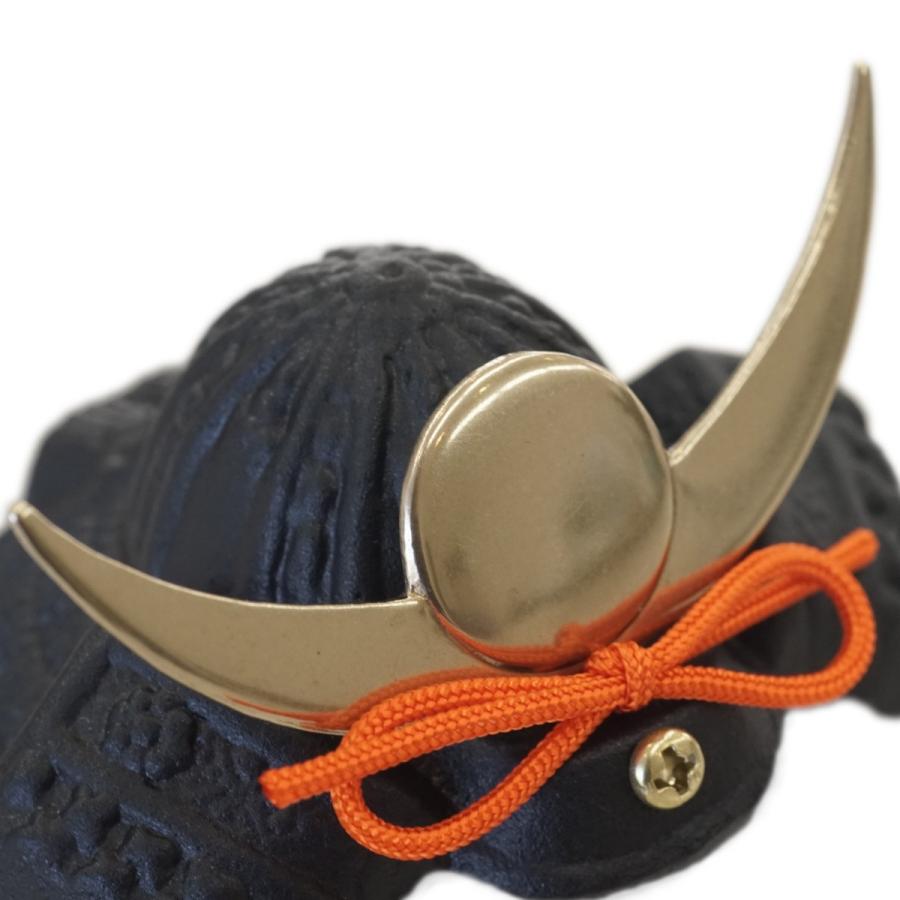 豆兜 日月 五月人形 座布団付き- 出世兜 伝統工芸 インテリア : 日光