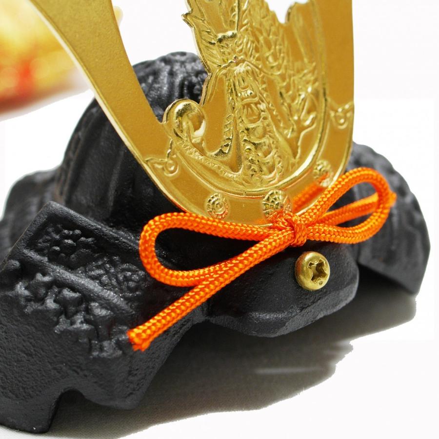 豆兜 竜頭 伝統工芸 座布団付き- 端午の節句 出世兜 インテリア : 日光