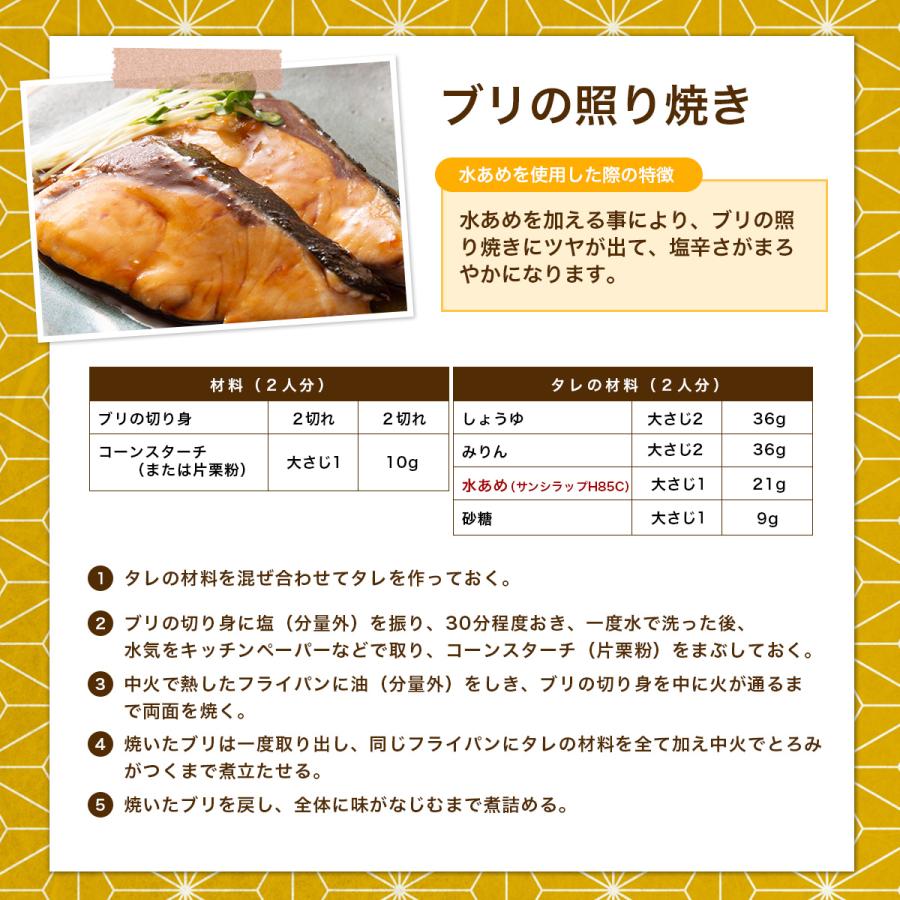 水飴 業務用 サンシラップH85C 25kg×40缶 一斗缶 みずあめ 水あめ 硬め_12