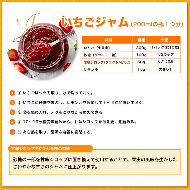 日本コーンスターチ 業務用 ぶどう糖果糖液糖 シロップ フラクトM75C