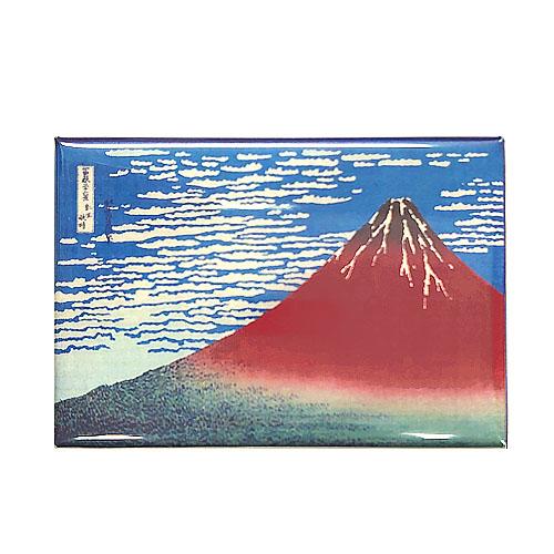 缶マグネット】葛飾北斎/富嶽三十六景(33) 凱風快晴 : LUCKY STATION