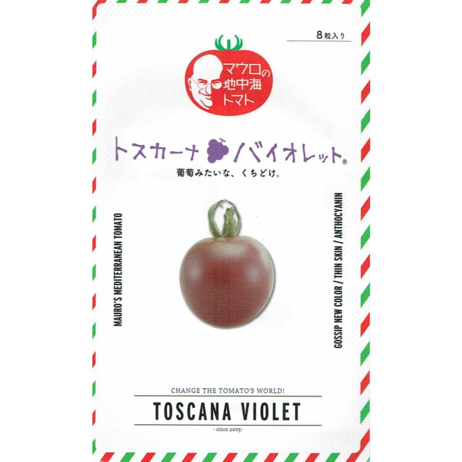 日本全国 送料無料 マウロの地中海トマト 超激安 トスカーナバイオレット 約8粒