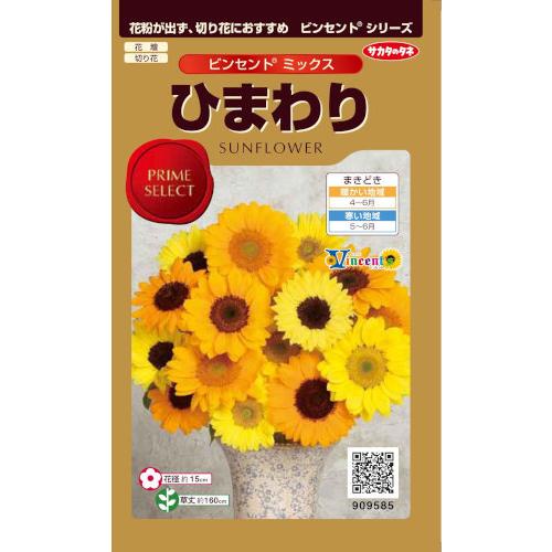 サカタのタネ ひまわり ビンセントミックス Sicspace Net
