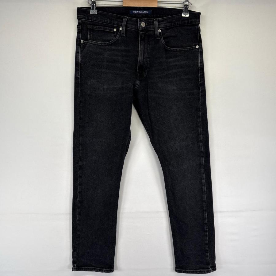 カルバンクライン　Modern Taper ブラック スキニーデニム W30 古着 カルバンクラインジーンズ Calvin Klein Jeans デニム パンツ