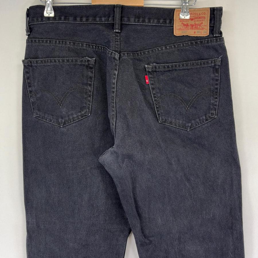LEVI’S 90s USA製 550 デニムパンツ バギー ペイント加工 Levi's（リーバイス） 古着 デニム パンツ 550 テーパード ジーパン