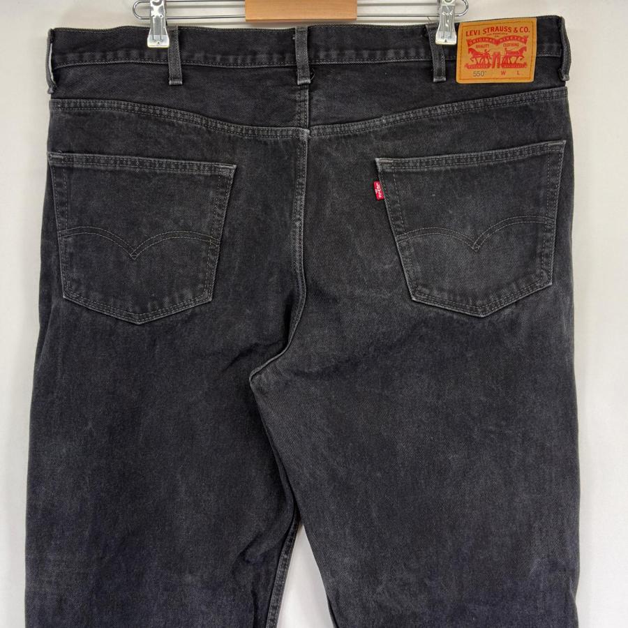Levi's（リーバイス） 古着 パンツ ブラックデニム 550 大きいサイズ