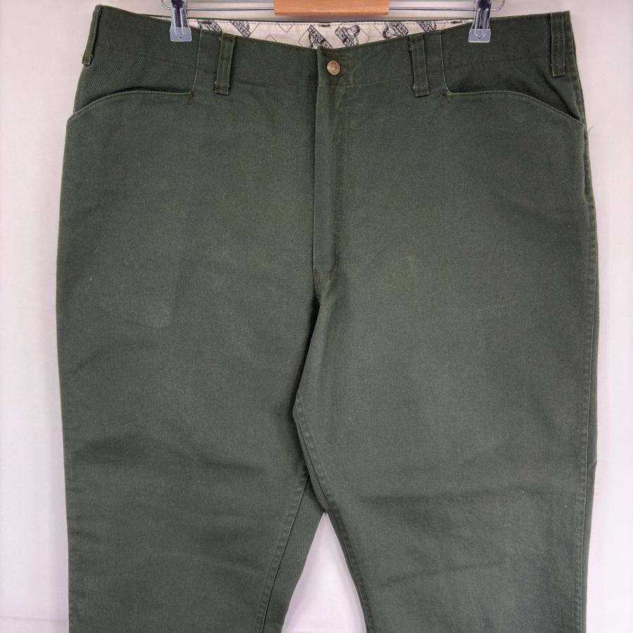 古着 90's/90年代 ベンデイビス Ben Davis USA製 パンツ ワークパンツ ジップ ワンポイント フリスコパンツ W42  グリーン系 メンズ 古着 90's/90年代 ベンデイビス Ben Davis USA製 パンツ ワークパンツ