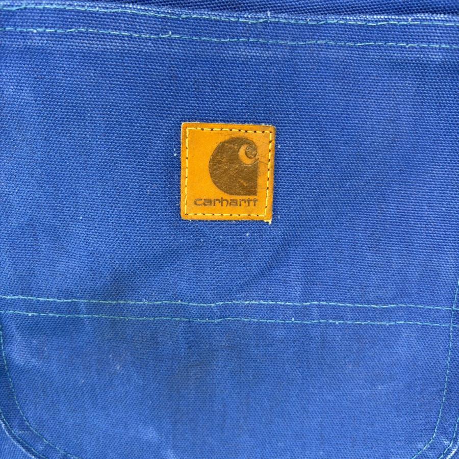 古着 カーハート Carhartt パンツ ハンマーループ スパナポケット ペインター ジップフライ ダブルニー w38 L32  ブルー系 メンズ Carhartt（カーハート） 古着 パンツ ハンマーループ スパナポケット