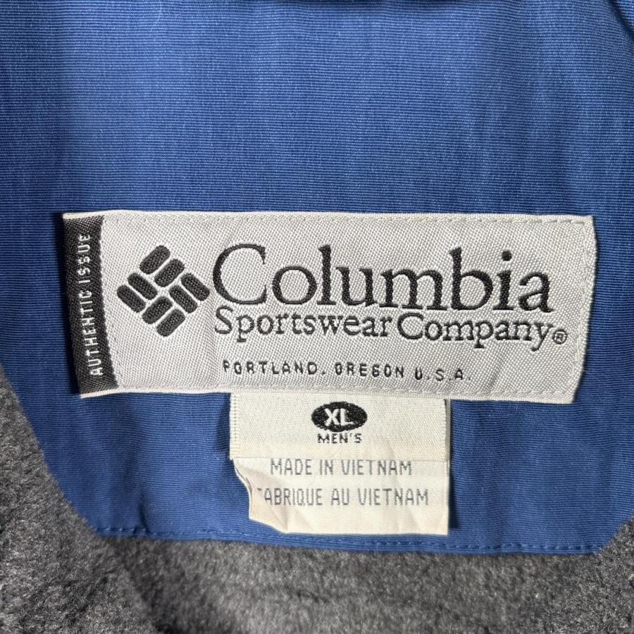 90's Columbia コロンビア　ワークジャケット　古着　ドローコード付き Columbia ジャケット XL 刺繍 ドローコード ポリエステル100% | 古着屋