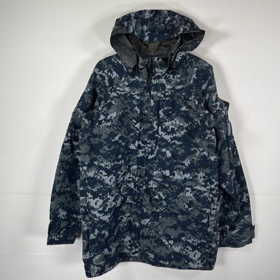 古着 ミリタリージャケット ECWCS GORE-TEX デジカモ ゴアテックスパーカー 米軍 実物 カモフラ     Xsmall regular  ネイビー メンズ USA古着 ミリタリージャケット ECWCS GORE-TEX デジカモ ゴアテックス