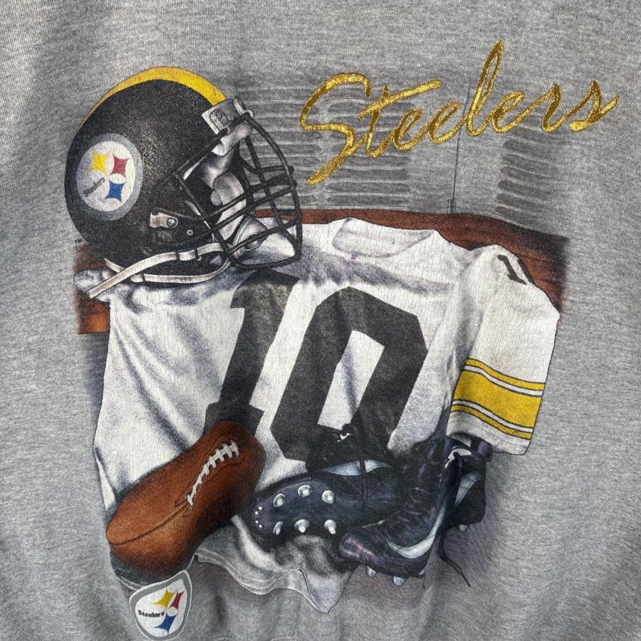 古着 90's/90年代 CSA USA製 スウェット NFL スティーラーズ