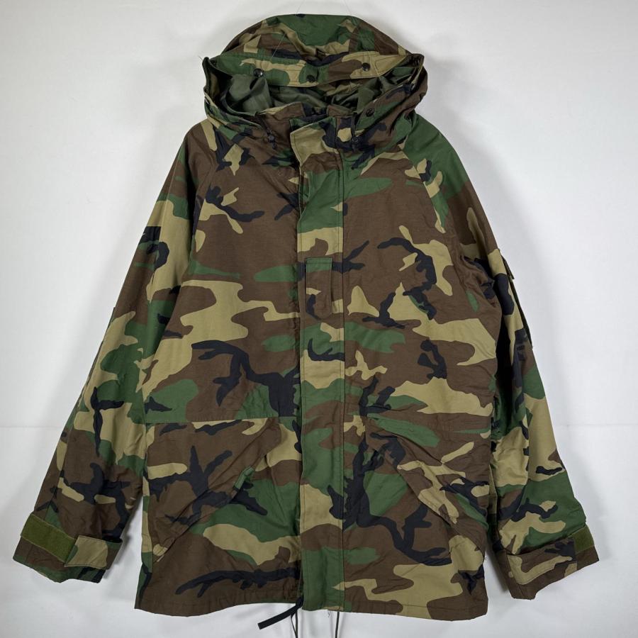 USA古着 ミリタリージャケット ECWCS GORE-TEX ウッドランドカモ 