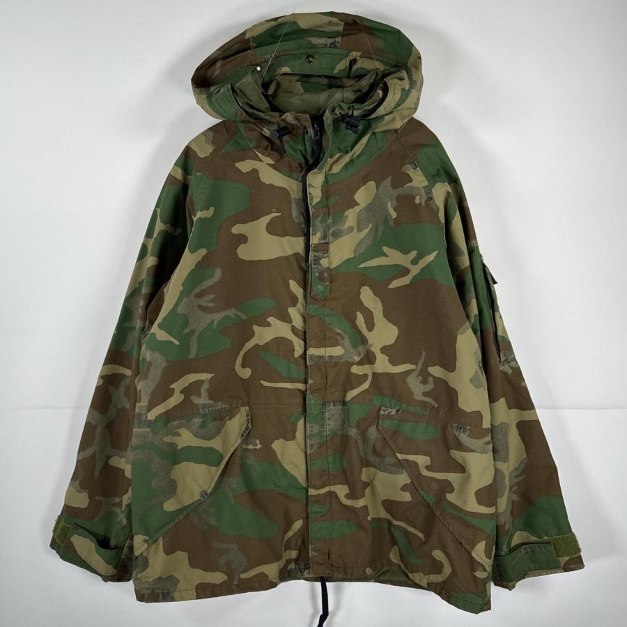 USA古着 ミリタリージャケット ECWCS GORE-TEX ウッドランドカモ 