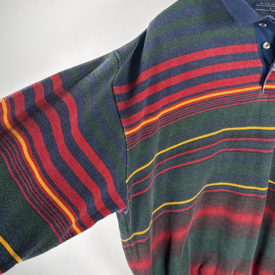 古着 90's/90年代 ドッカーズ DOCKERS 鹿の子 長袖 ポロシャツ
