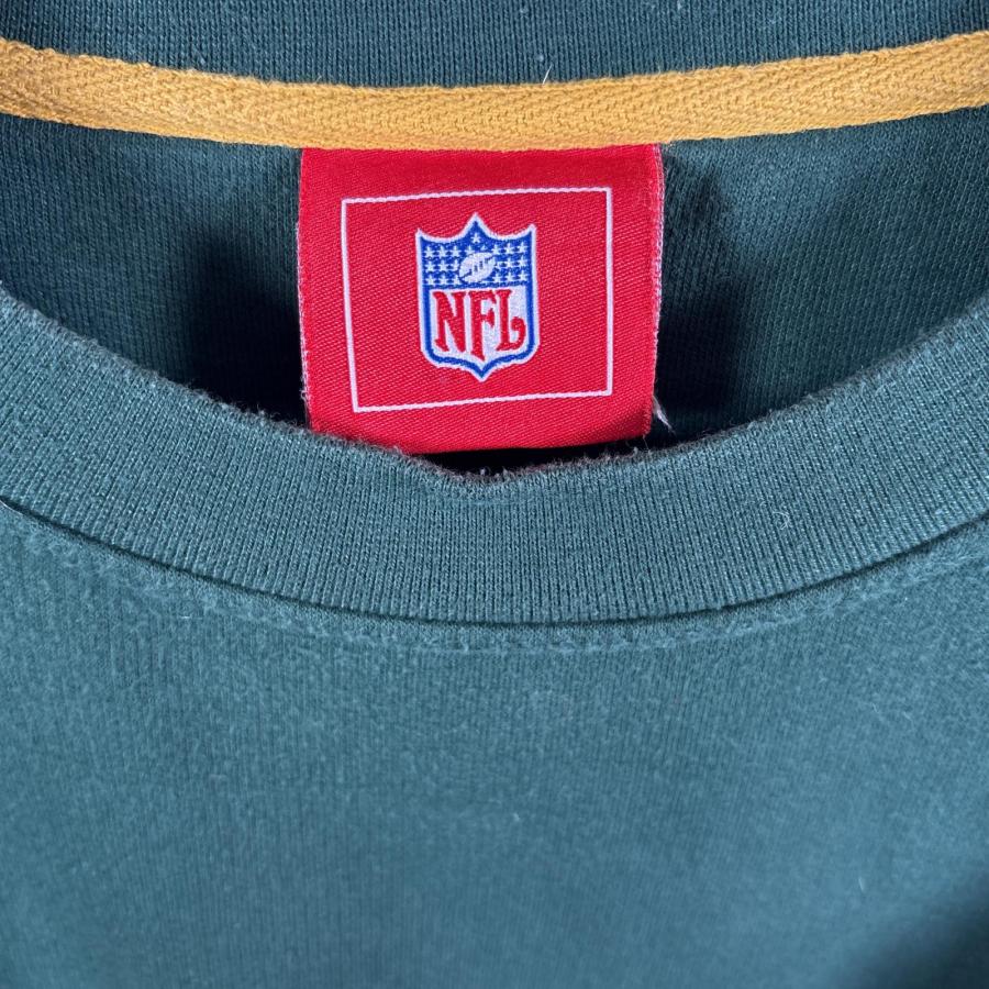 古着 NFL スウェット グリーンベイパッカーズ ワッペン ロゴ刺繍
