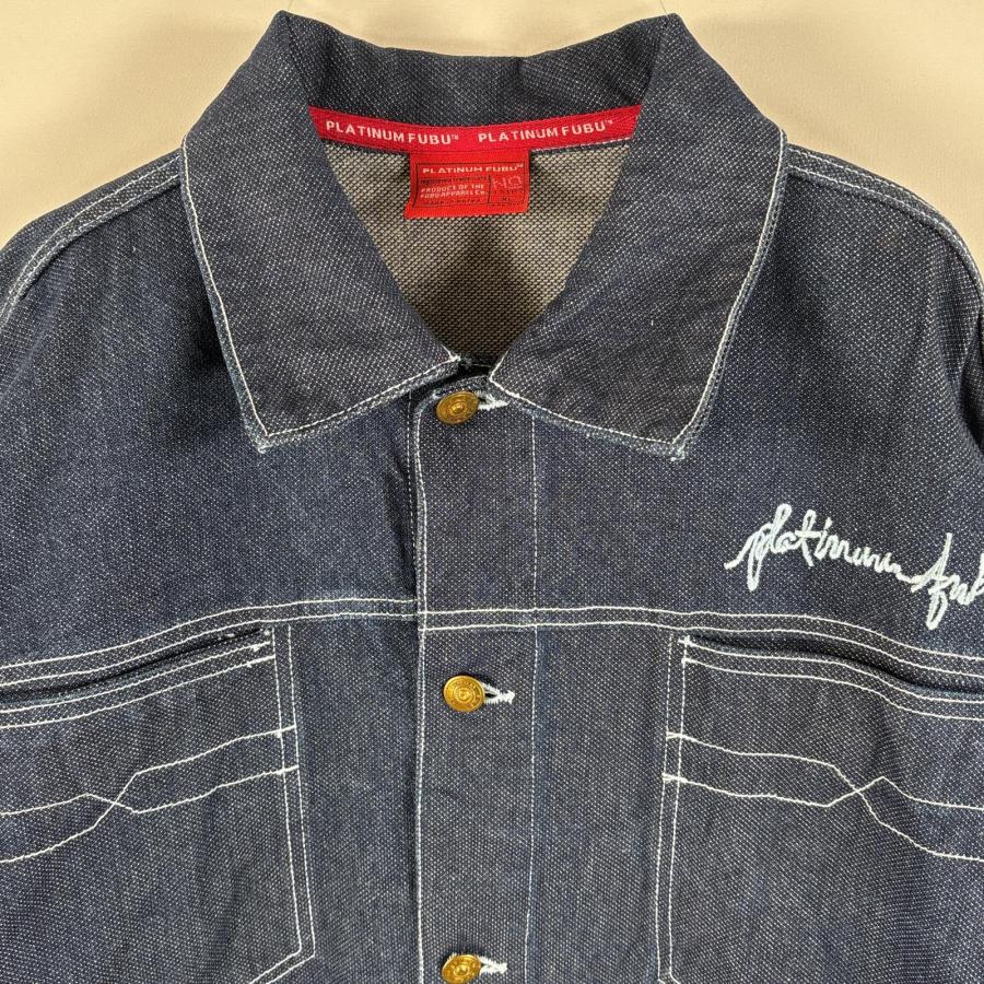 古着 プラチナムフブ PLATINUM FUBU デニム デニムジャケット