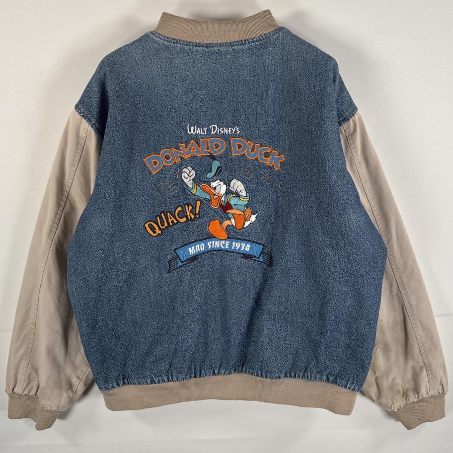 ドナルド デニムジャケット ディズニー Unisex Donald Duck embroidered denim jacket ユニセックス