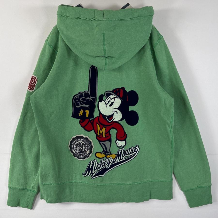 Disney（ディズニー） 古着 パーカー ミッキーマウス フルジップ