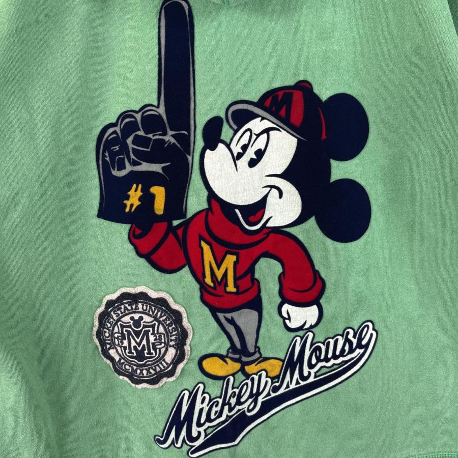 Disney（ディズニー） 古着 パーカー ミッキーマウス フルジップ