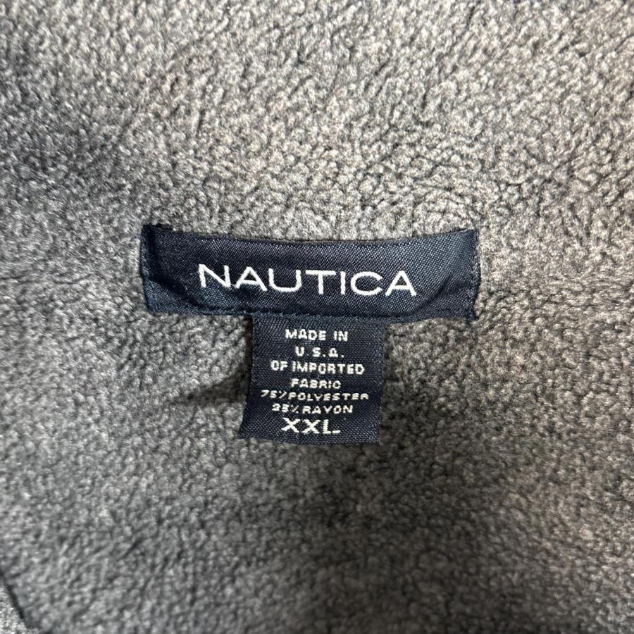 古着 ノーティカ NAUTICA USA製 ハーフジップフリース プルオーバー