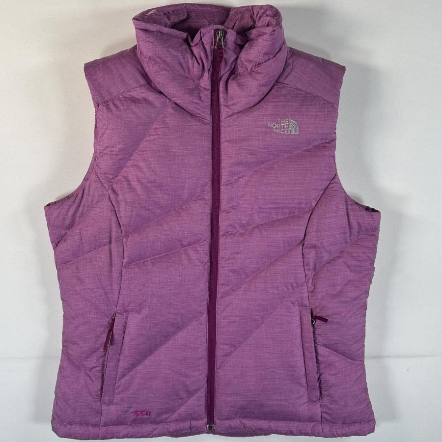 ノースフェイス ダウンベスト 刺繍ロゴ インナーダウン レディース古着希少カラー THE NORTH FACE（ザ ノースフェイス） 古着 ダウンベスト 550fill ワン