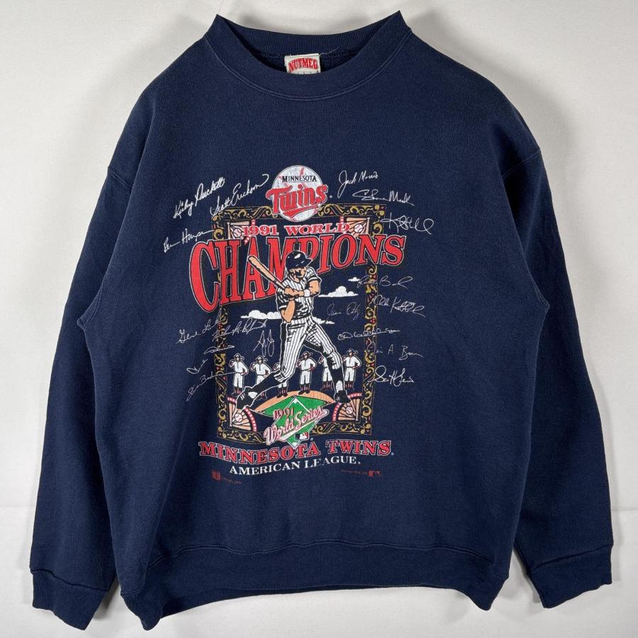 古着 90's/90年代 ナツメグ NUTMEG USA製 スウェット ワールド