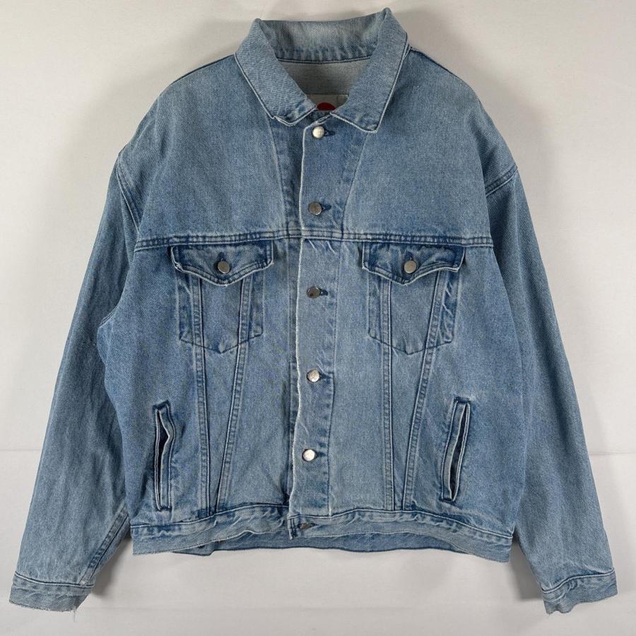 古着 JCペニー 長袖 ジージャン メンズ 90年代 90s コットン USA製 紺  