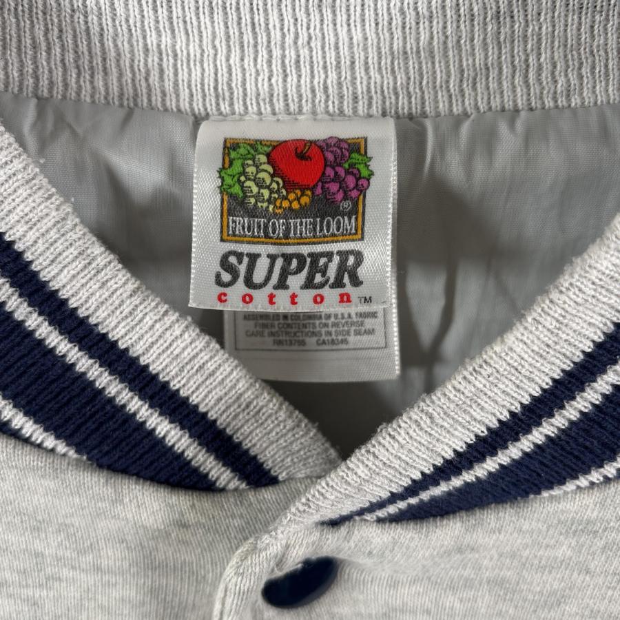 古着 フルーツオブザルーム FRUIT OF THE LOOM スウェットスタジャン 