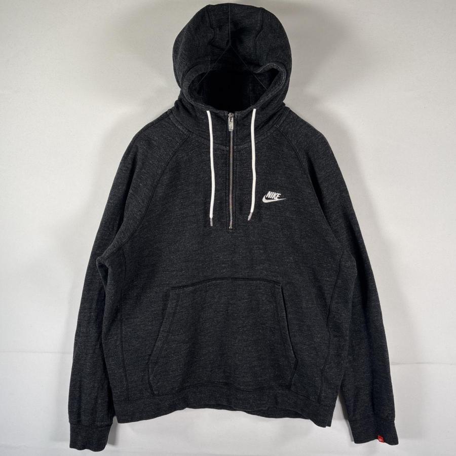 NIKE（ナイキ） 古着 パーカー ハーフジップ スウェット ワンポイント 