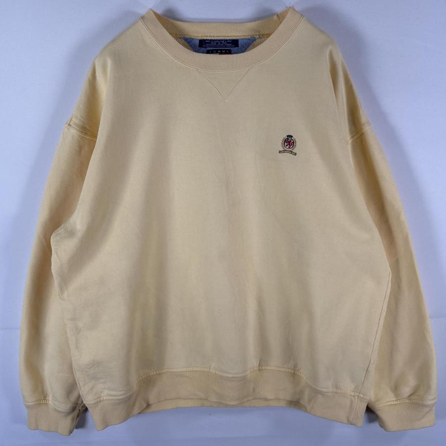古着 90年代~ トミーヒルフィガー   ロゴスウェットシャツ トレーナー レディースXL相当 ヴィンテージ/eaa389748 TOMMY HILFIGER - 古着 90年代~ トミーヒルフィガー TOMMY HILFIGER
