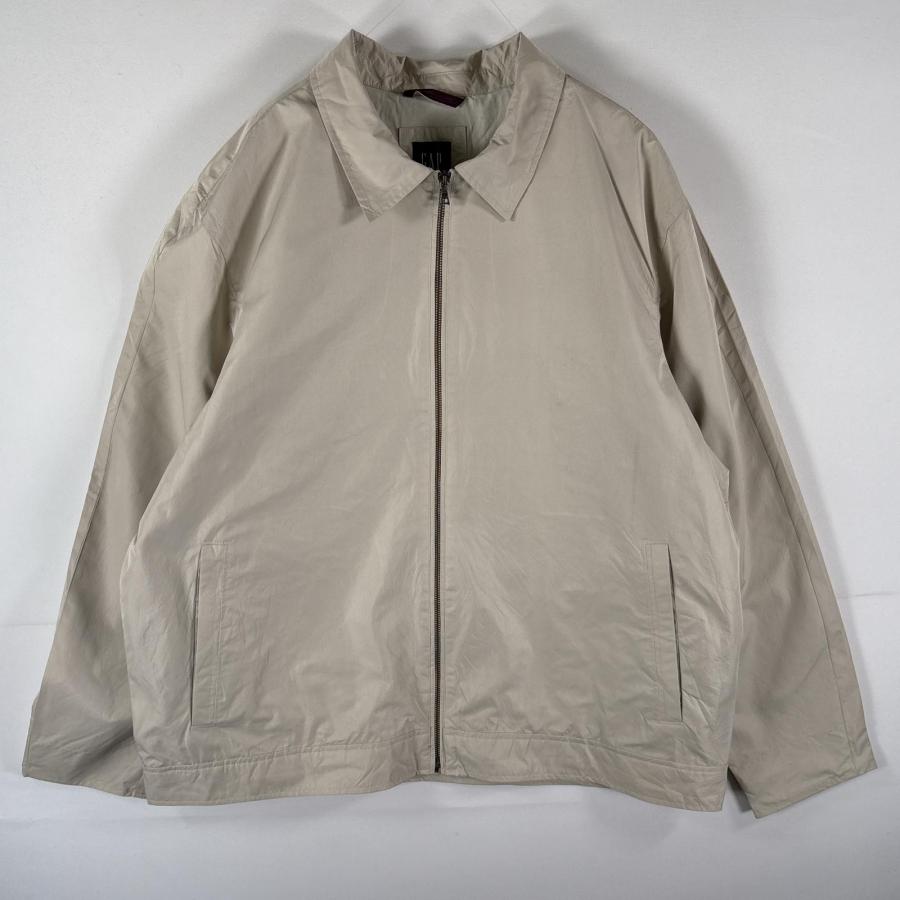 GAP（ギャップ） 古着 ナイロンジャケット 襟付き フルジップ