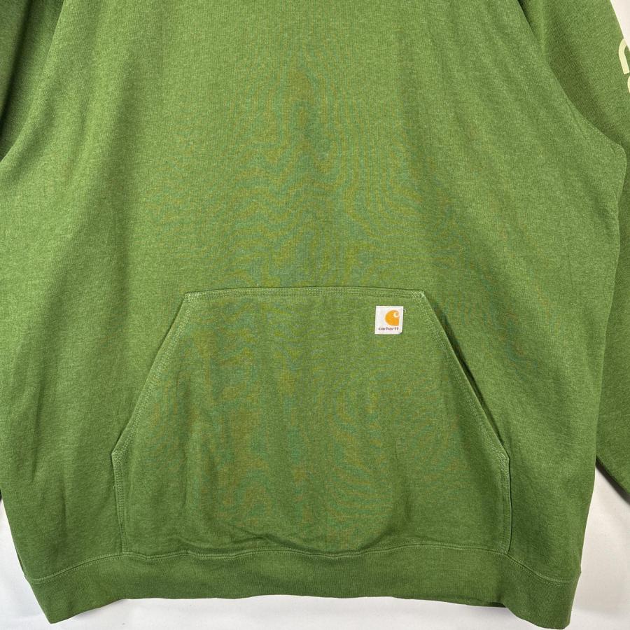 Carhartt（カーハート） 古着 パーカー スウェット 袖ロゴプリント
