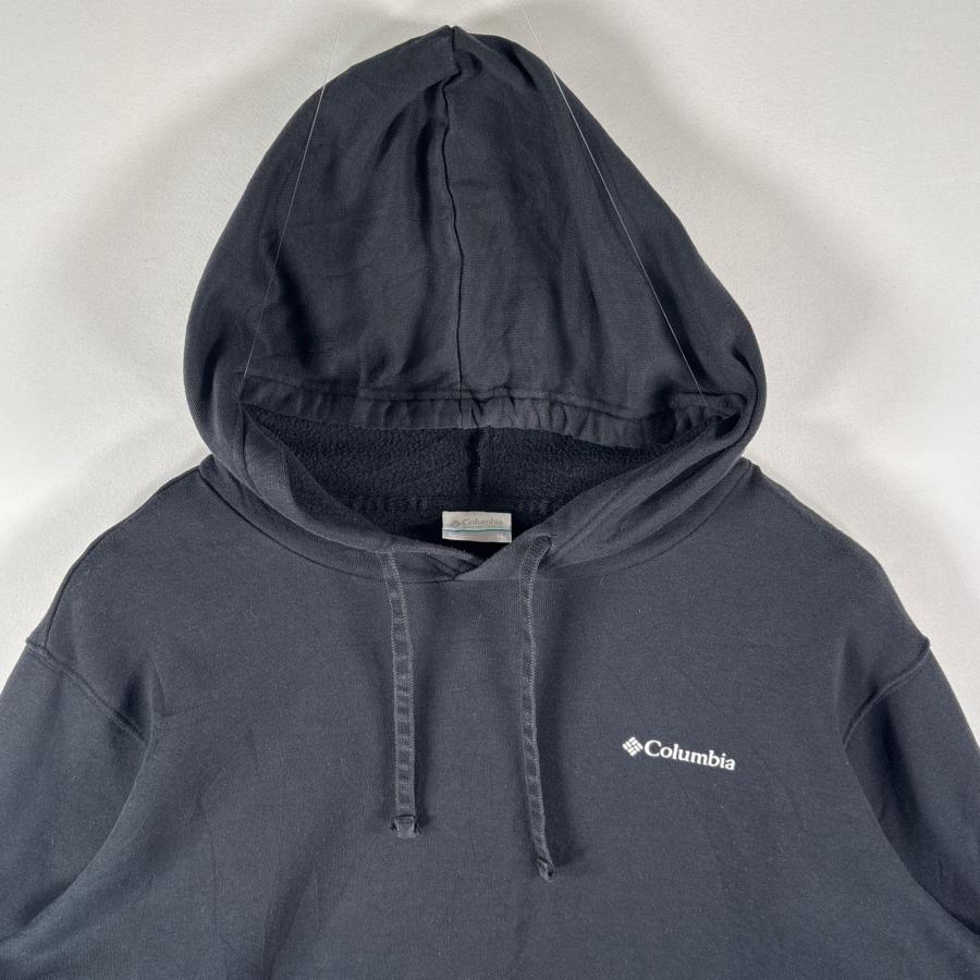 美品❗️【アメリカ古着】コロンビア　ウール素材　スウェットパーカー裏地ボアグレー Columbia（コロンビア） 古着 パーカー 袖ロゴプリント ワンポイント