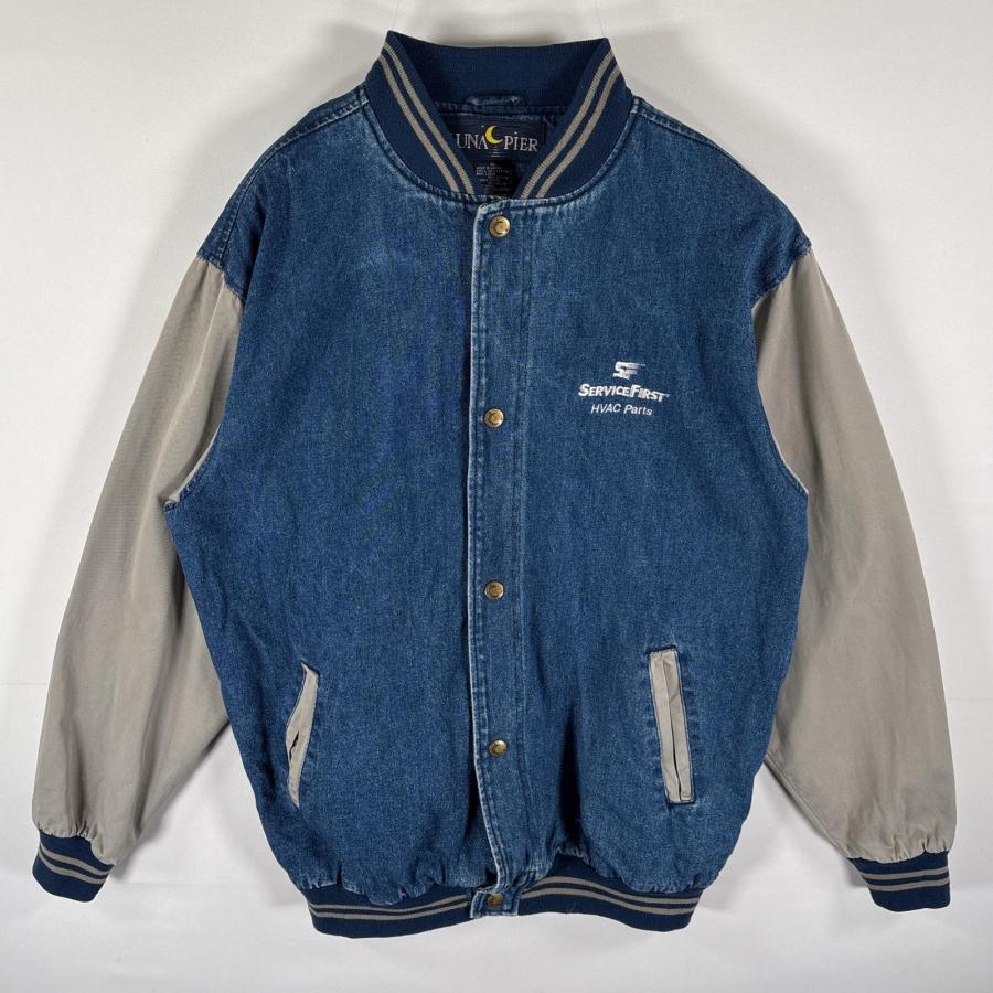 古着 90's/90年代 LUNA PIER デニムスタジャン アワードジャケット