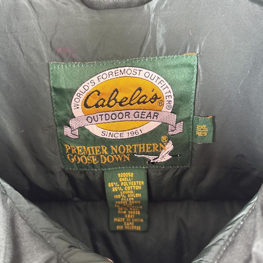 古着　cabelas　カベラス　ダウンベスト　グースダウン 古着 カベラス Cabelas ダウンベスト グースダウン 大きいサイズ