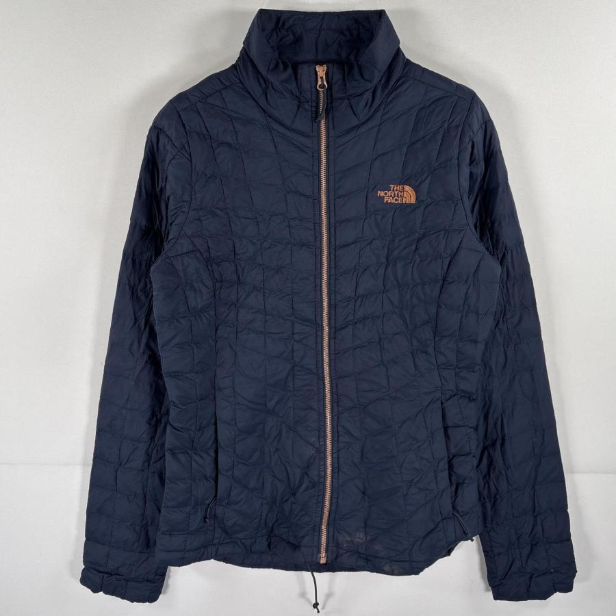 THE NORTH FACE - ノースフェイス 中綿 キルティング ナイロン ジャケット レディース S 古着 The North Face サーモボール ジャンパー ブルゾン アウトドア THE NORTH FACE（ザ ノースフェイス） 古着 中綿キルティング