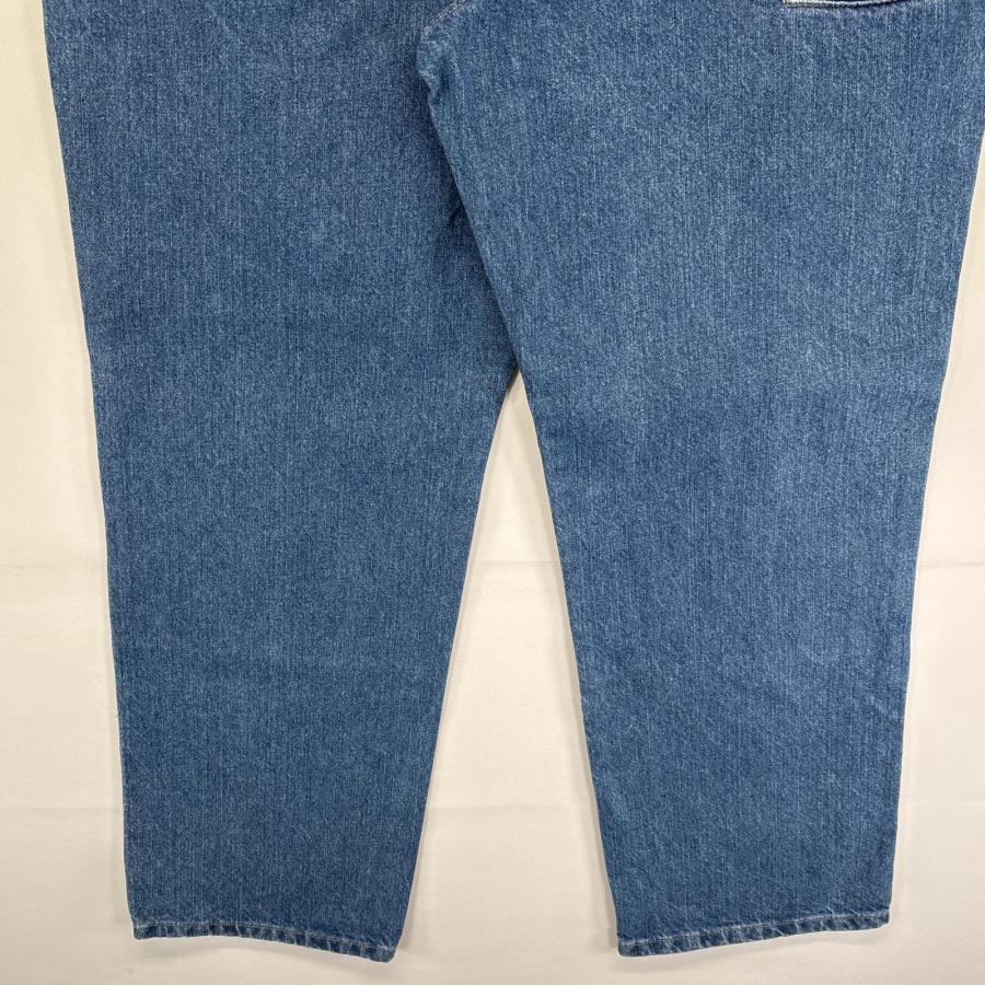 ブルーデニムパンツ 33x32 フェード加工 Dickies（ディッキーズ） 古着 デニムパンツ ワークパンツ バック