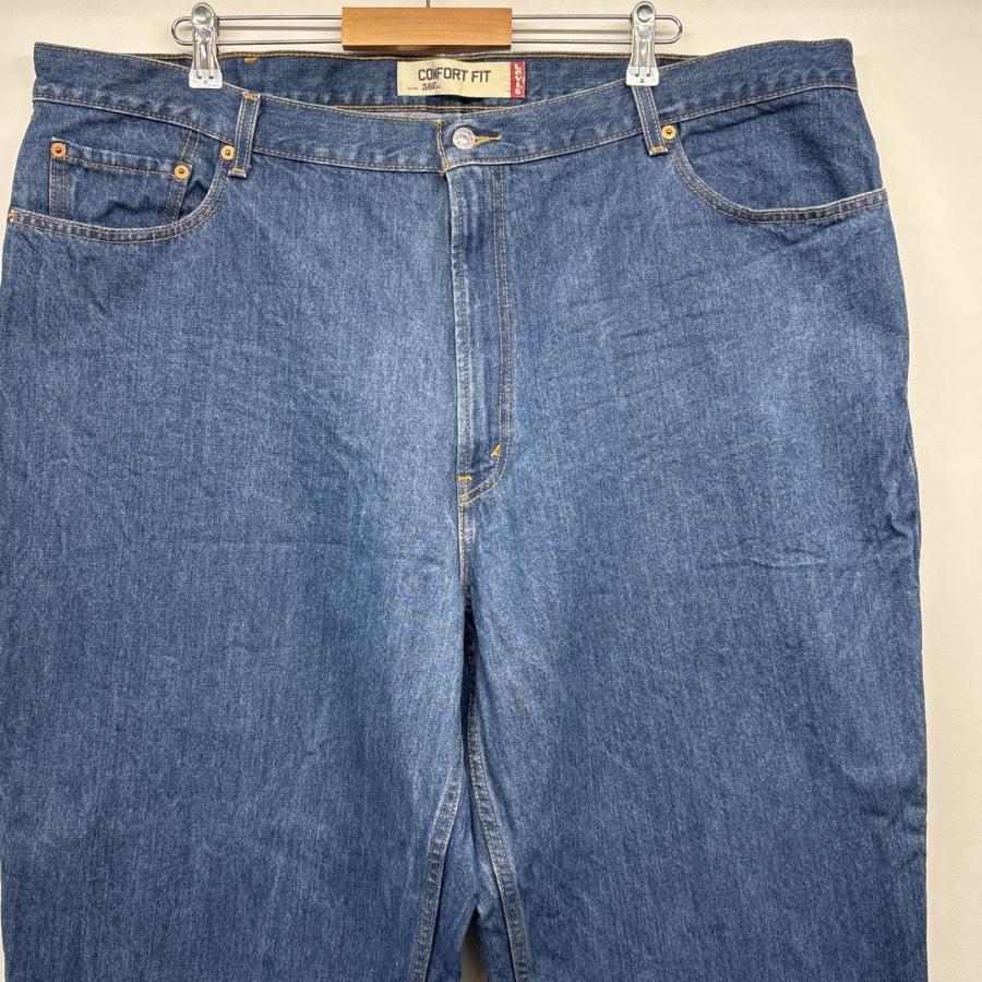 希少 Levi’s リーバイス 560 デニムパンツ W46 大きいサイズ 青色 00s USA製 Levi'sリーバイス 560 デニムパンツ w40 L34