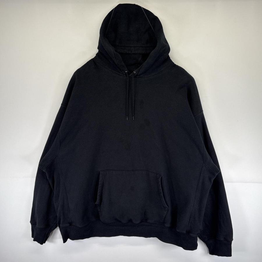 古着 チャンピオン Champion パーカー プレミアムリバースウィーブ 目無し スウェット フーディ 大きいサイズ XXXXL  ブラック メンズ Champion（チャンピオン） 古着 パーカー プレミアムリバースウィーブ