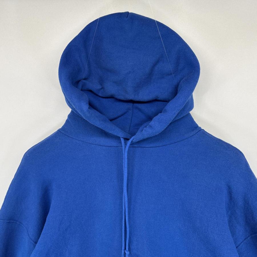 90s USA製 RUSSELL 無地 パーカー プルオーバー ネイビー XXL 古着 90's/90年代 ラッセル Russell USA製 パーカー 無地 スウェット
